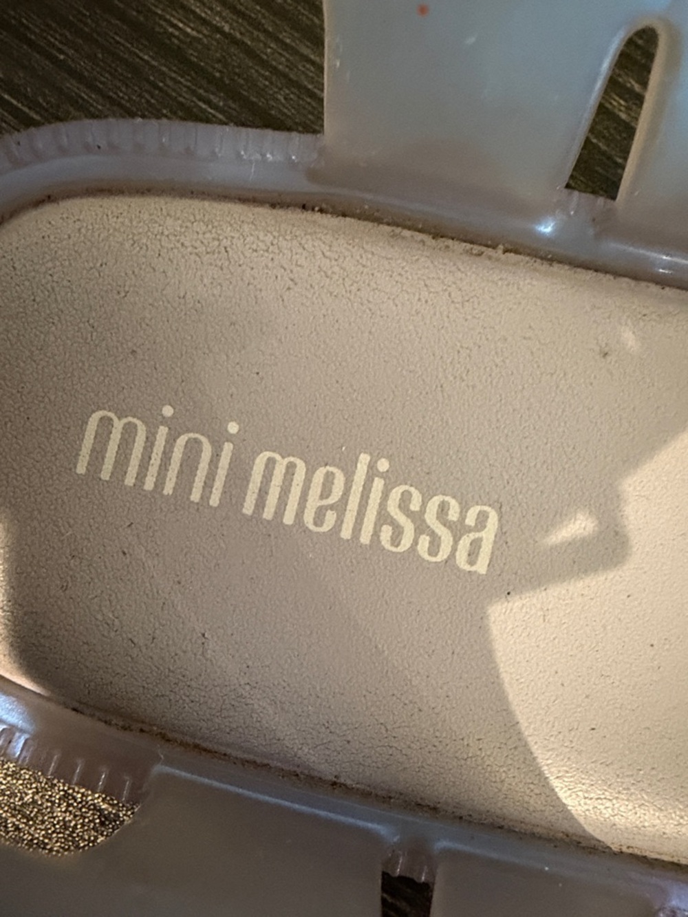 Mini Melissa Pearlescent Pink Jelly Sandals (Girls) - Picture 4 of 7